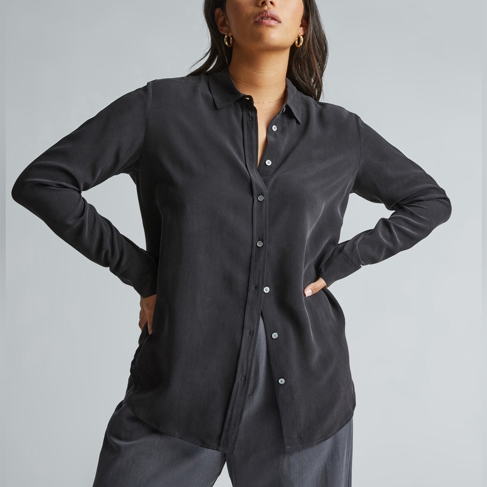 Everlan Relaxed Silk Shirt